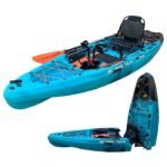 ReelYaks 10.8ft Rapido Modular Propeller Drive Pedal Fishing Kayak | 440lbs Capacity | 2 Piece - Image 4
