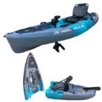 ReelYaks 9.5ft Raptor Modular Propeller Drive Pedal Fishing Kayak | 380lbs Capacity | 2 Piece - Image 4