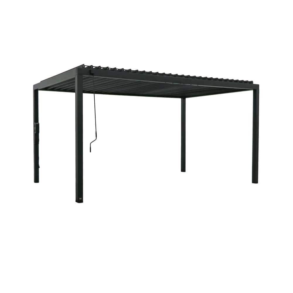 iben-product-100-image-1.jpg Backyard Discovery Sarasota Galvanized Steel Louvered Pergola - Image 1