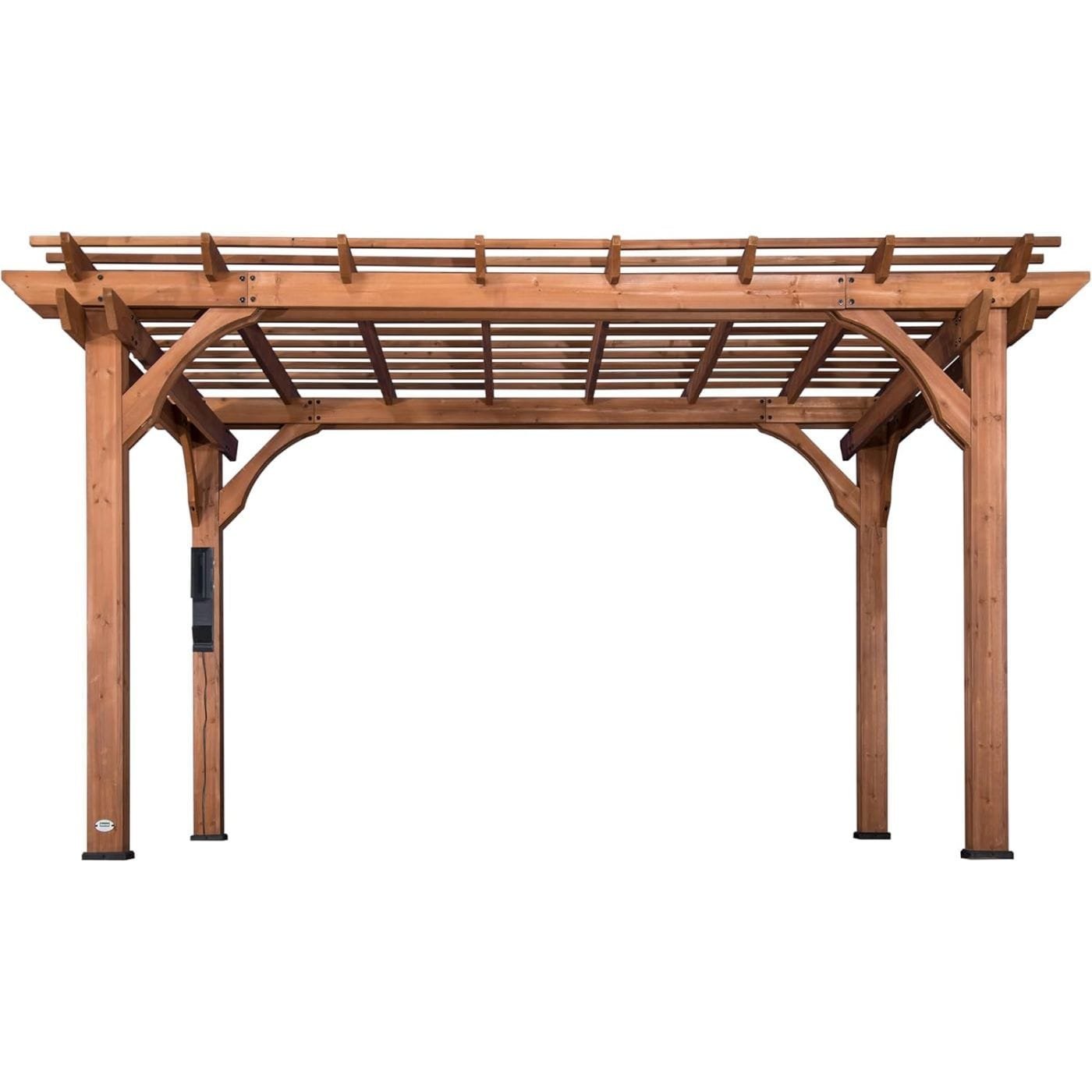 iben-product-104-image-1.jpg Backyard Discovery 14′ X 10′ Somerville Pergola W/ Electric – Dark Walnut DIY - Image 1