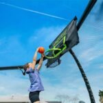 JumpFlex HERO 14 Backyard Outdoor Trampoline for Kids with Net & Ladder - Image 6