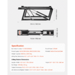 5,000 LB Adjustable Car Lift with Remote Control – Perfect for Home Garages - Image 9
