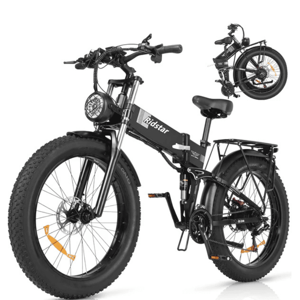 iben-product-141-image-1.png Ridstar DC26 2000W Folding Fat Tire Mountain Electric Bike - Image 1