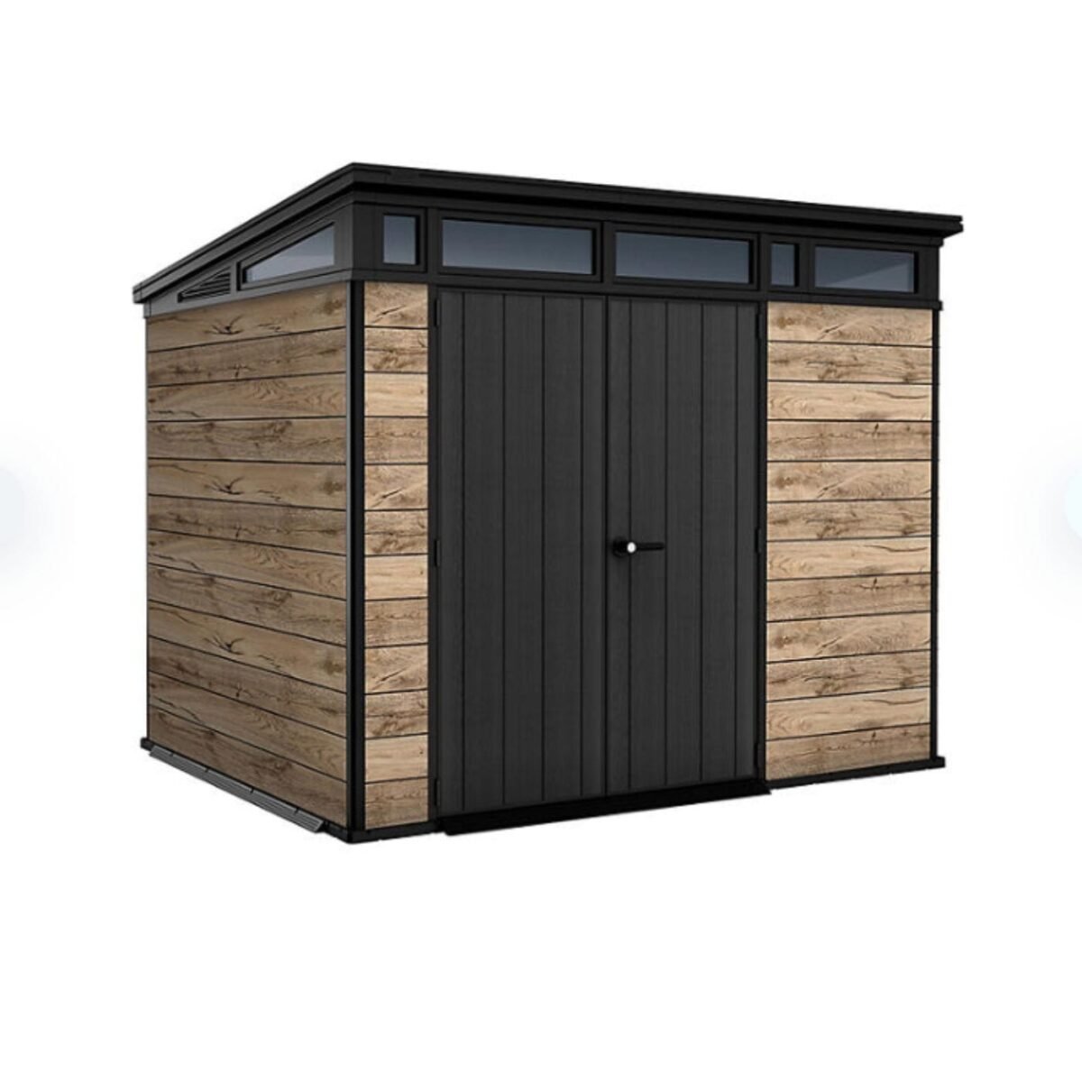 iben-product-243-image-1.jpg Keter Signature Pine/Graphite DecoCoat Shed 9×7 - Image 1