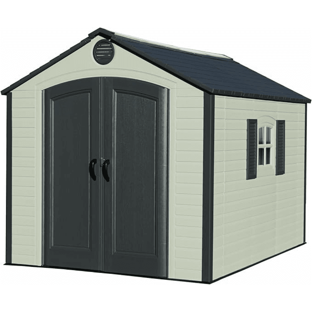 iben-product-254-image-1.png Lifetime 8′ x 10′ Outdoor Plastic Shed W/ Floor and Windows (60238) - Image 1