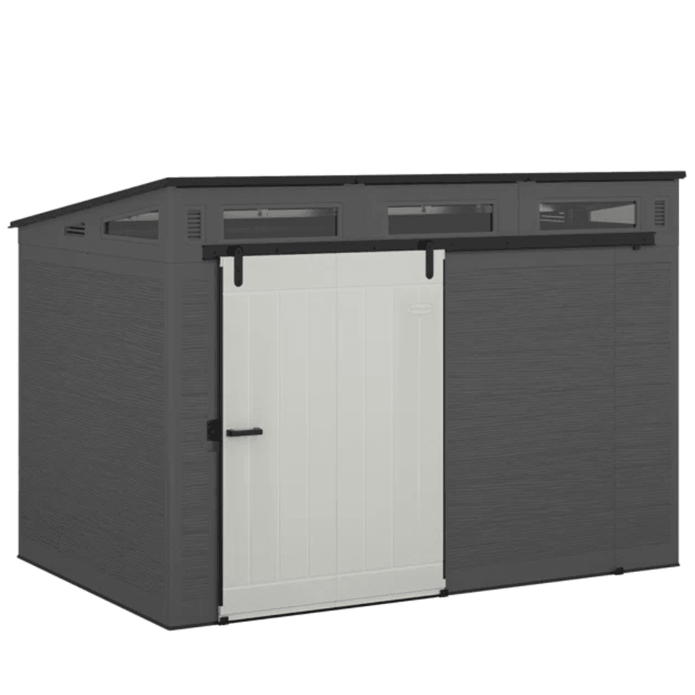 iben-product-257-image-1.png Modernist 10 ft. x 7 ft. Barn Door Storage Shed Suncast - Image 1
