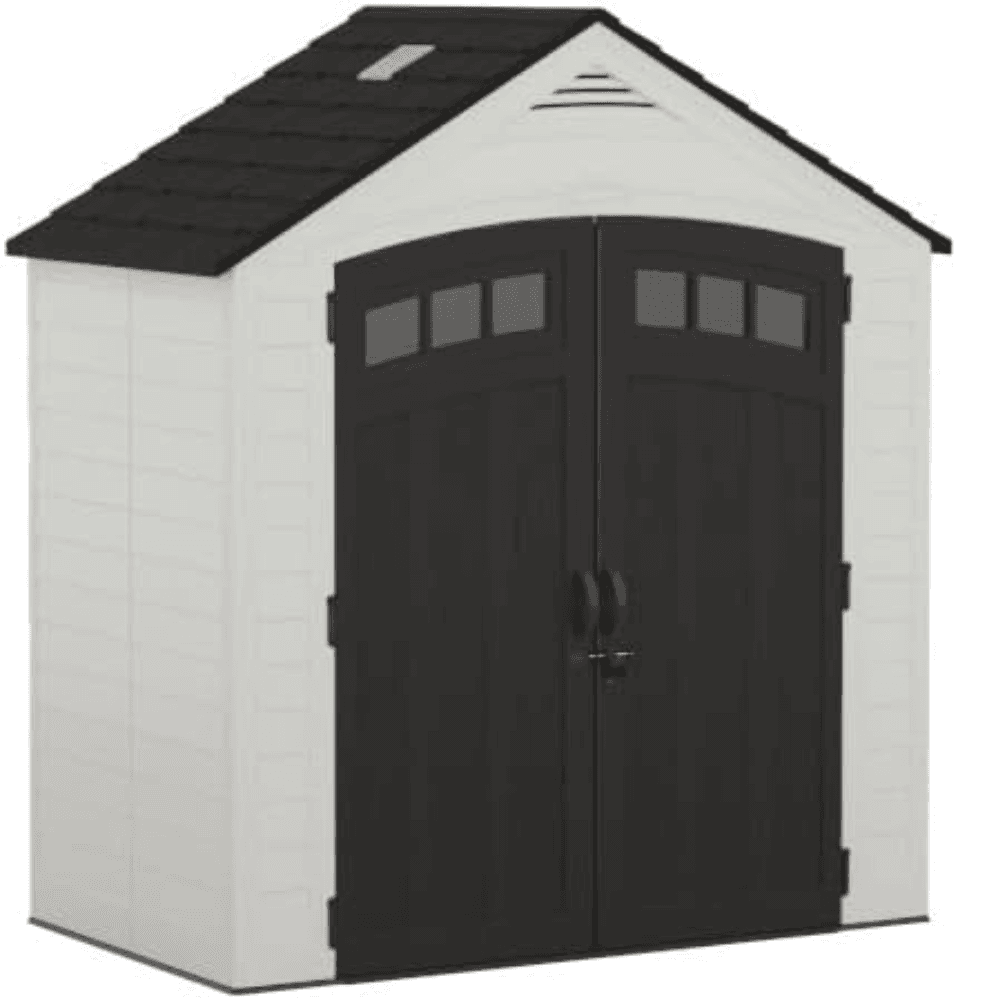 iben-product-277-image-1.png Suncast Vista 7 ft. x 4 ft. Resin Standard Modern Storage Shed with Floor Kit - Image 1