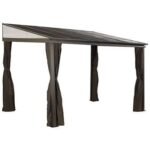 Sojag 10 x 12 ft. Portland No.53 Wall Gazebo Steel Roof