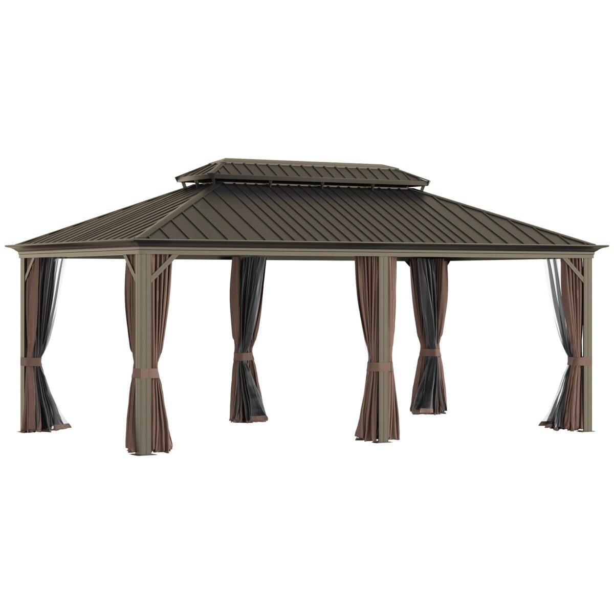 iben-product-311-image-1.jpg Sunmthink 12×20 ft Hardtop Gazebo with Double Roof - Image 1