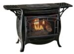 Duluth Forge Dual Fuel Ventless Gas Stove – 26,000 BTU, Remote Control, Gloss Black Finish – Model# FDSR25-GF - Image 2