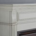 Duluth Forge Full Size Electric Fireplace – Remote Control, Antique White Finish – Model# EL1350-2-AW - Image 6