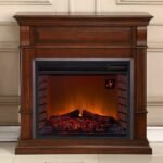 Duluth Forge Full Size Electric Fireplace – Remote Control, Apple Spice Finish – Model# EL1350-4-AS - Image 3