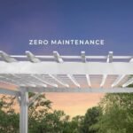 14×12 Hawthorne Traditional Steel Pergola With Sail Shade Soft Canopy - Image 9