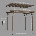 14×10 Somerville Pergola – Barnwood Stain - Image 11