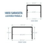 14×10 Somerville Pergola – Barnwood Stain - Image 4