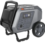 Yard Force Portable Power Station 2400-Watt Continuous 4800-Watt Peak, Bluetooth speaker, WIFI connection, Wireless Charging, RV 30A plug, LED light
