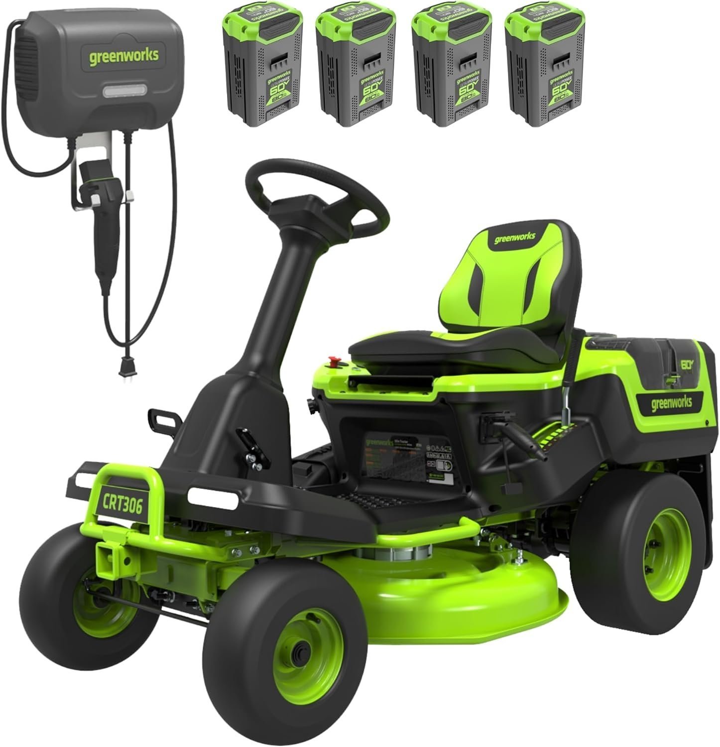 iben-product-86-image-1.jpg Greenworks 60V 30” CrossoverT Riding Lawn Tractor with 8.0 Ah - Image 1
