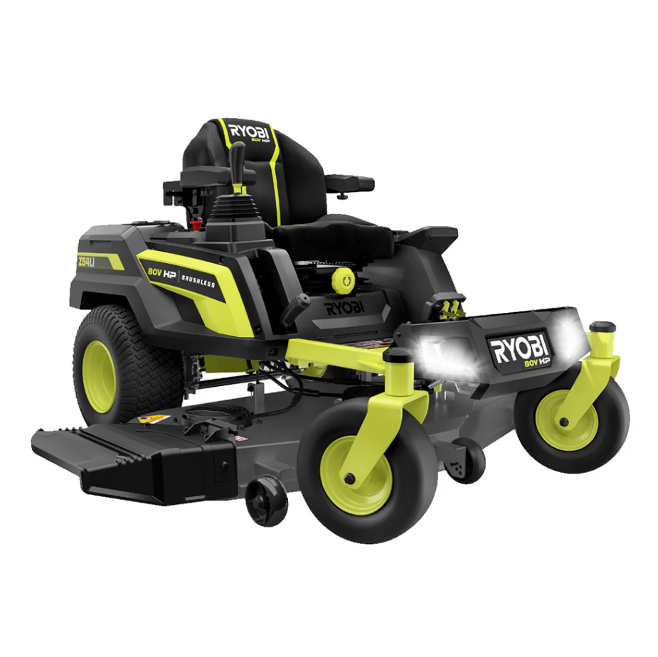 iben-product-91-image-1.png RYOBI 80V HP Brushless 54 in. Battery Electric Cordless Zero Turn Mower & Mulch Kit - Image 1