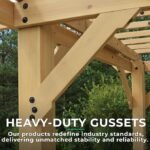 Yardistry 10 x 22 Meridian Pergola - Image 9